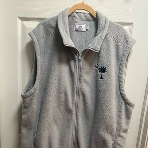 Men’s Southern Tide Palmetto South Carolina Fleece Vest 2XL
